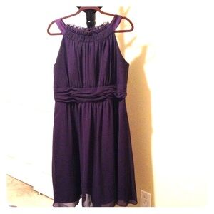 Beautiful purple custom made formal dress